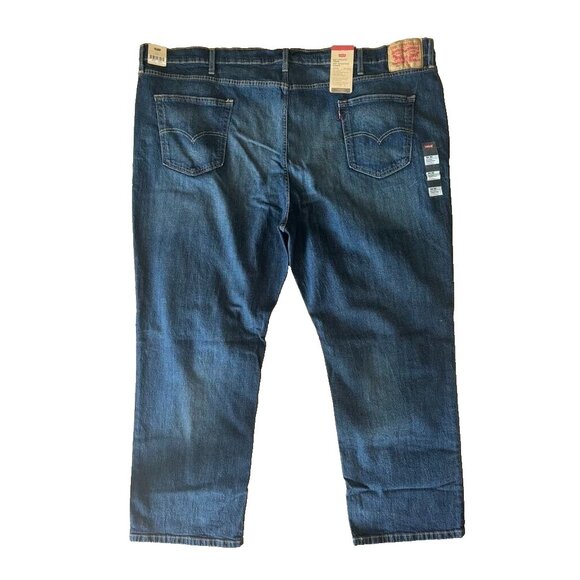 Mens LEVI'S Jeans 541 Size 54 x 30 Big and Tall Athletic Taper Medium Wash Blue - Picture 4 of 9